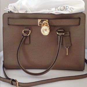 Michael Kors Taupe purse NWOT